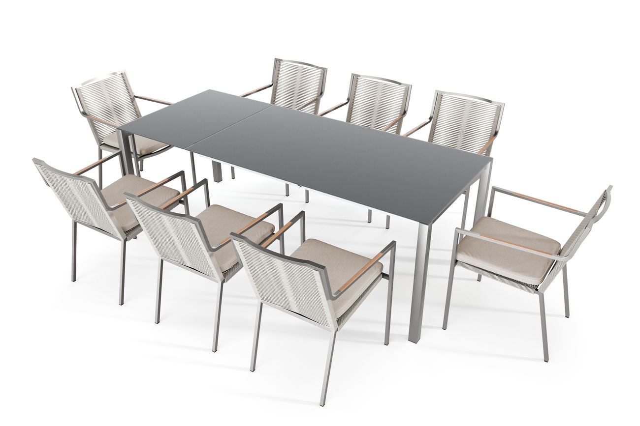 Bilbao Dining 8 (graubraun) main product photo