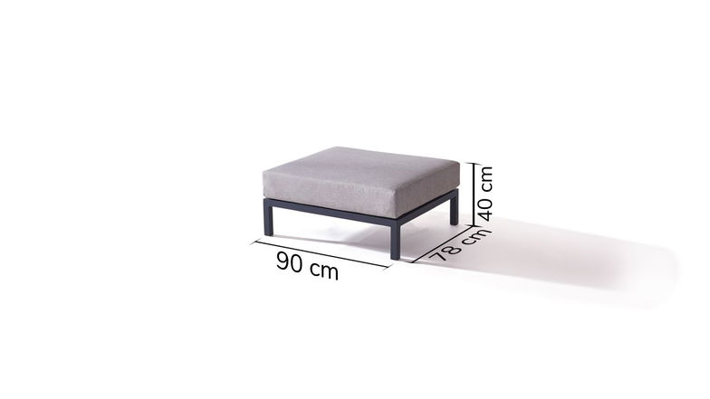 Plaza Hocker 78 cm - anthrazit