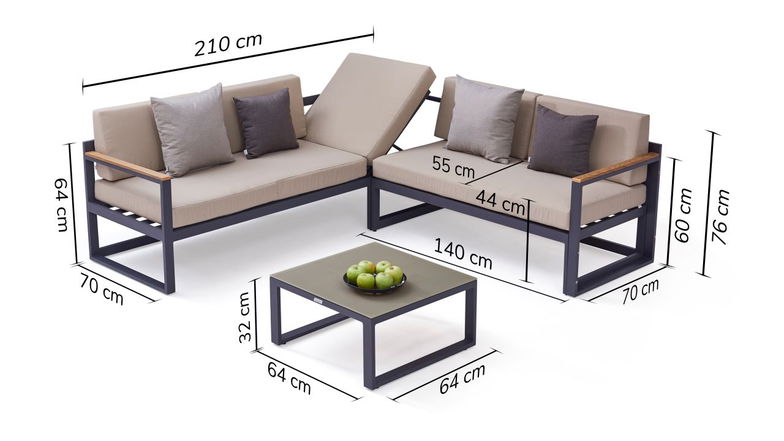 Naldo Lounge (anthrazit)