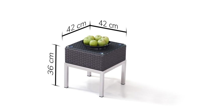 Edelstahl Silva Tisch 42 cm