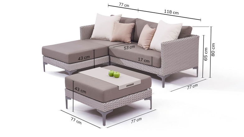 Slim Mesa Lounge Mini links