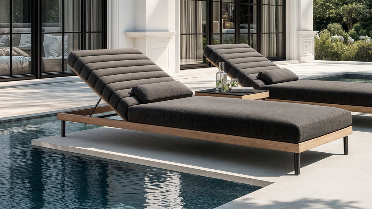 Luma Sun Lounger (Obsidian)